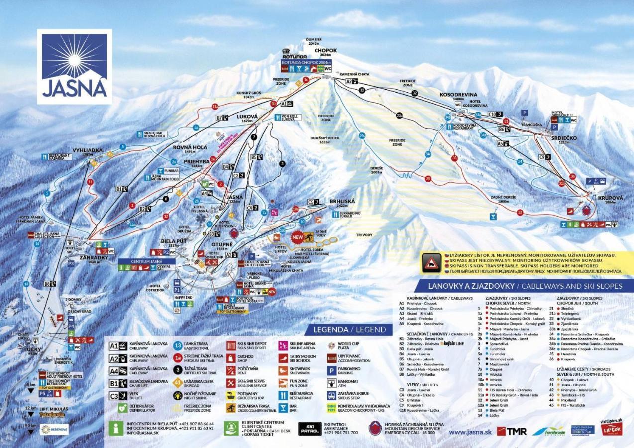 Apartment Anna Chopok, 1 110 M, Highest In Central Europe, On A Hiking Trail To Dumbier Belá Exterior photo